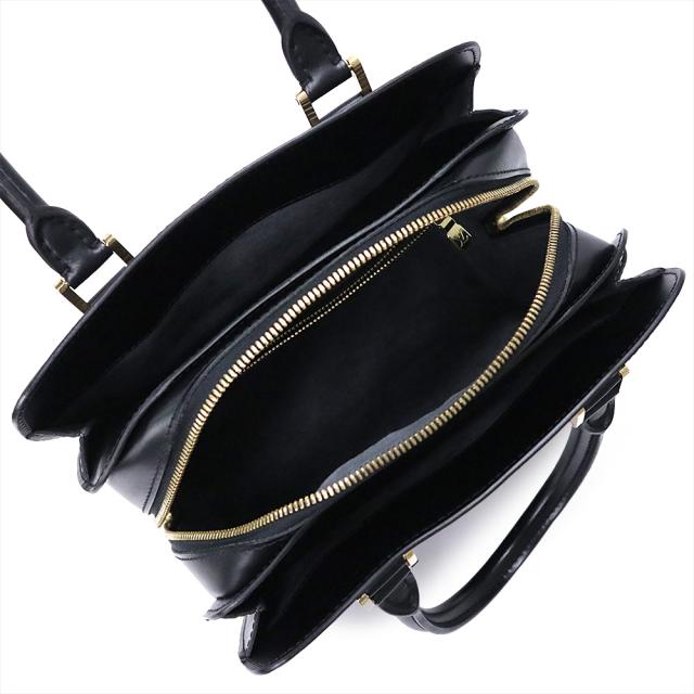 （美品）LOUIS VUITTON ルイ ヴィトン M52052 ポンヌフ エピレザー ノワール ブラック ハンドバッグ ゴールド金具_1
