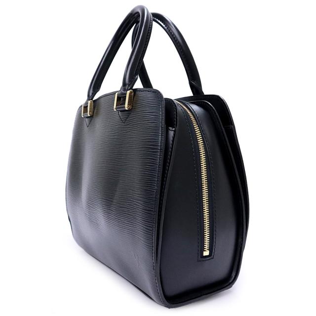 （美品）LOUIS VUITTON ルイ ヴィトン M52052 ポンヌフ エピレザー ノワール ブラック ハンドバッグ ゴールド金具_2