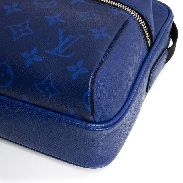 （未使用保管品）LOUIS VUITTON ルイ ヴィトン M30242 アウトドア メッセンジャー PM タイガラマ タイガ モノグラム コバルト ショルダーバッグ 斜め掛け レザー シルバー金具_9