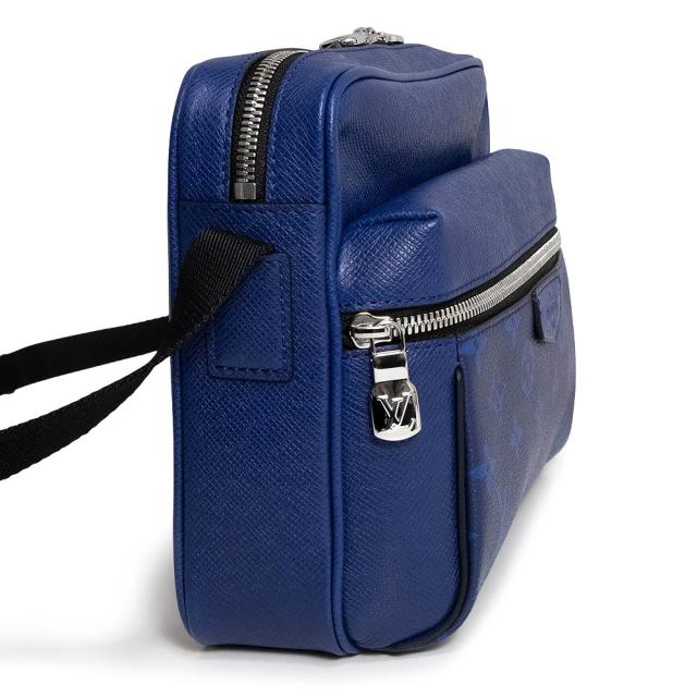 （未使用保管品）LOUIS VUITTON ルイ ヴィトン M30242 アウトドア メッセンジャー PM タイガラマ タイガ モノグラム コバルト ショルダーバッグ 斜め掛け レザー シルバー金具_2