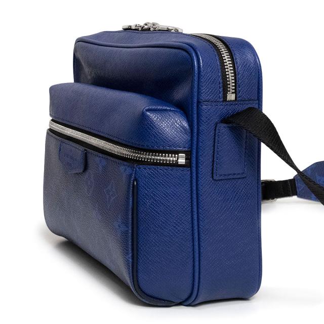 （未使用保管品）LOUIS VUITTON ルイ ヴィトン M30242 アウトドア メッセンジャー PM タイガラマ タイガ モノグラム コバルト ショルダーバッグ 斜め掛け レザー シルバー金具_3