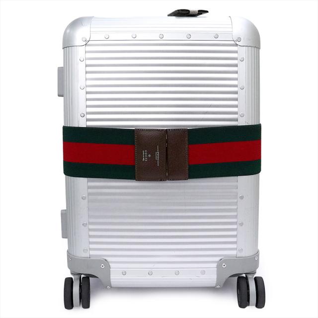 （中古）GUCCI グッチ FPM コラボ 743843 ポーター キャビン トロリー TSAロック アルミニウム GGスプリームキャンバス シルバー キャリーバッグ キャリーケース シルバー金具