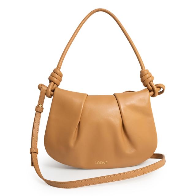 （未使用　展示品）LOEWE ロエベ A709Q89X01 パセオ サッチェル カーフスキン ウォームデザート ブラウン 2Way ショルダーバッグ 斜め掛け レザー ゴールド金具