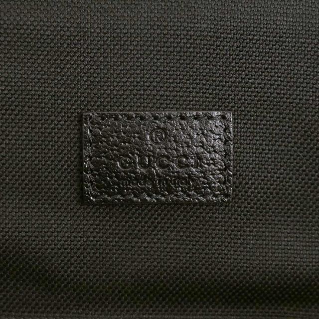 （新品・未使用品）GUCCI グッチ 726669 ラージ パッキング キューブ GGスプリームキャンバス ブラック クラッチ セカンドバッグ シルバー金具_9
