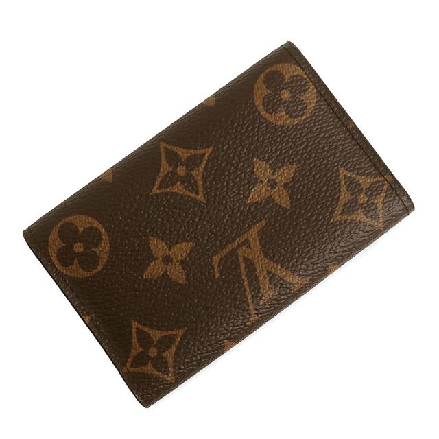 （新品・未使用品）LOUIS VUITTON ルイ ヴィトン M60701 ミュルティクレ 6 モノグラム ブラウン フューシャ キーケース ゴールド金具 箱付_4
