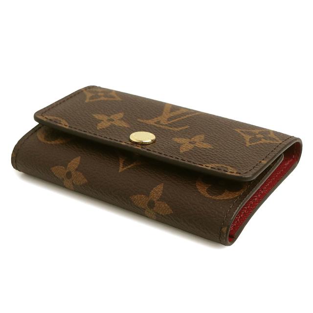 （新品・未使用品）LOUIS VUITTON ルイ ヴィトン M60701 ミュルティクレ 6 モノグラム ブラウン フューシャ キーケース ゴールド金具 箱付_5