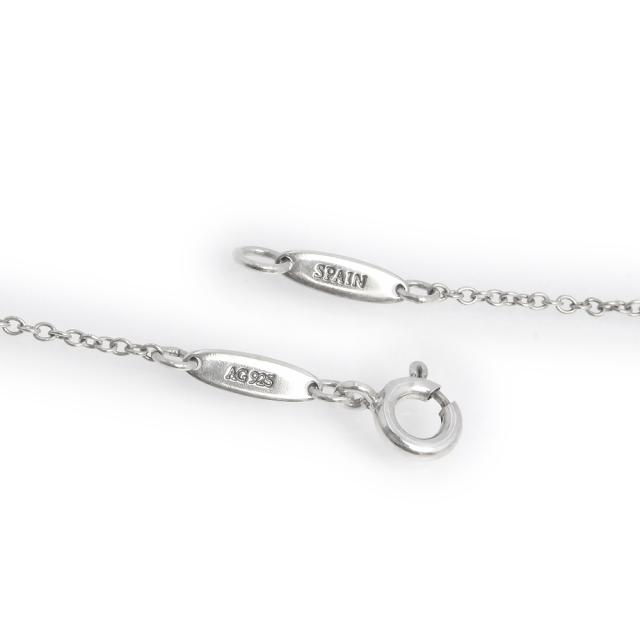 （中古）TIFFANY&Co. ティファニー 60020322 エルサ ペレッティ ダブル オープンハート ペンダント SV925 K18ローズゴールド スターリングシルバー チェーン ネックレス 箱付_6