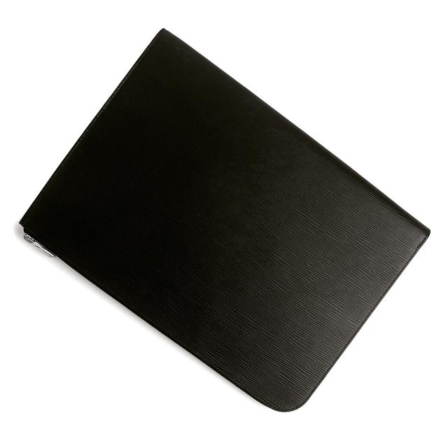 （未当てはめる 見せびらかす品）LOUIS VUITTON ルイ ヴィトン M64153 ポシェット ワット秒 GM NM エピレザー ノワール 黒いこと クラッチペダル御徒面子 二つ目 しろがね色金具