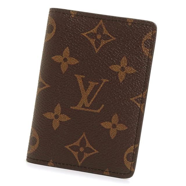 （新品・未使用品）LOUIS VUITTON ルイ ヴィトン M60502 オーガナイザー ドゥ ポッシュ モノグラム ブラウン カードケース 名刺入れ 定期入れ パスケース 箱付