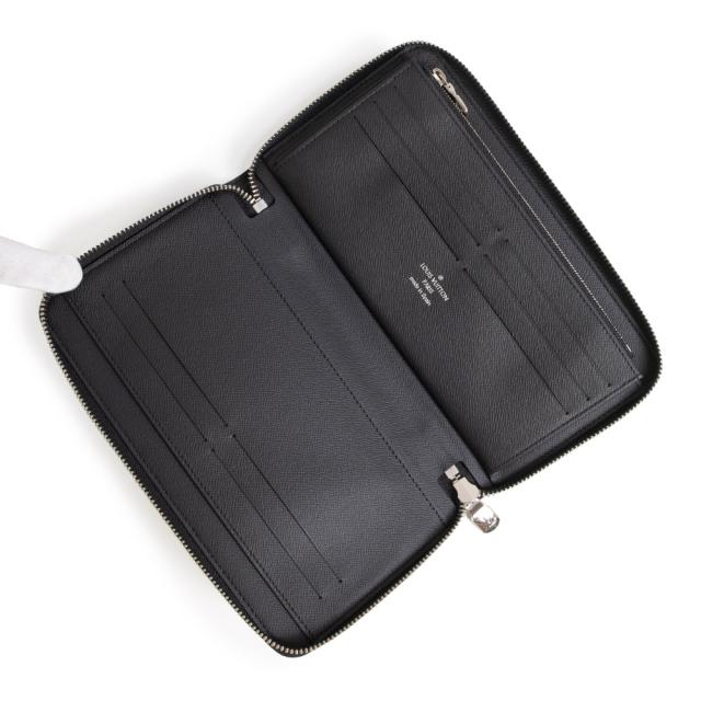 （新品・未使用品）LOUIS VUITTON ルイ ヴィトン N40204 ジッピー オーガナイザー NM コレクションモデル ラウンドファスナー ダミエグラフィット マップ ブラック 長財布 シルバー金具