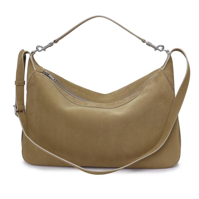 （未使用　展示品）CELINE セリーヌ 111773GT6.18BW ラージ ロミー ヌバックカーフスキン ブラウンセピア 2way ショルダー ハンドバッグ 斜め掛け レザー シルバー金具