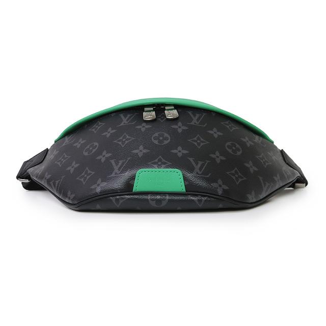 （未使用　展示品）LOUIS VUITTON ルイ ヴィトン M25924 ディスカバリー バムバッグ PM モノグラムエクリプス レザー バンブーグリーン ブラック ウエストバッグ クロスボディ 斜め掛け ダークシルバー金具 箱付_6