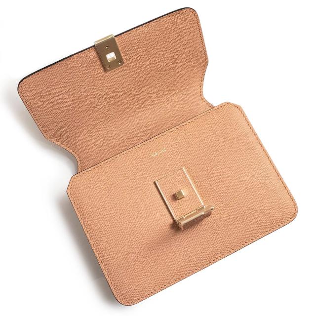 （新品・未使用品）Valextra ヴァレクストラ WBNL0065028LOC99 ノーロ スモール ソフトカーフ テラ ライトブラウン ショルダーバッグ 斜め掛け レザー ゴールド金具_2