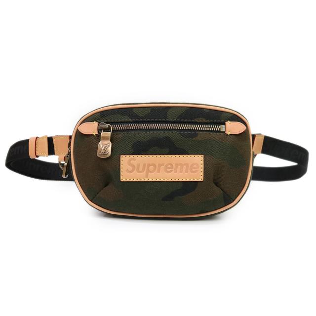 （新品・未使用品）LOUIS VUITTON ルイヴィトン M44202 バムバック PM モノグラム カモフラージュ クロスボディ ショルダー ウエストバッグ 斜め掛け シュプリーム Supreme コラボ レザー