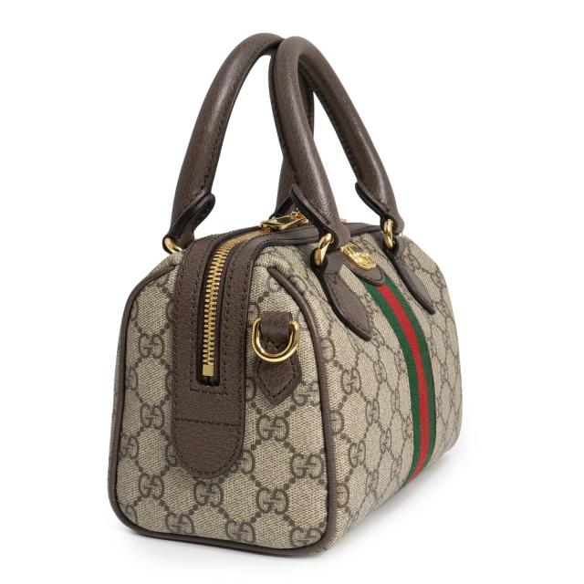 （新品・未使用品）GUCCI グッチ 772053 オフィディア スモール ボストン GGスプリームキャンバス レザー ベージュ ブラウン 2Way ショルダー ハンドバッグ 斜め掛け ゴールド金具_3