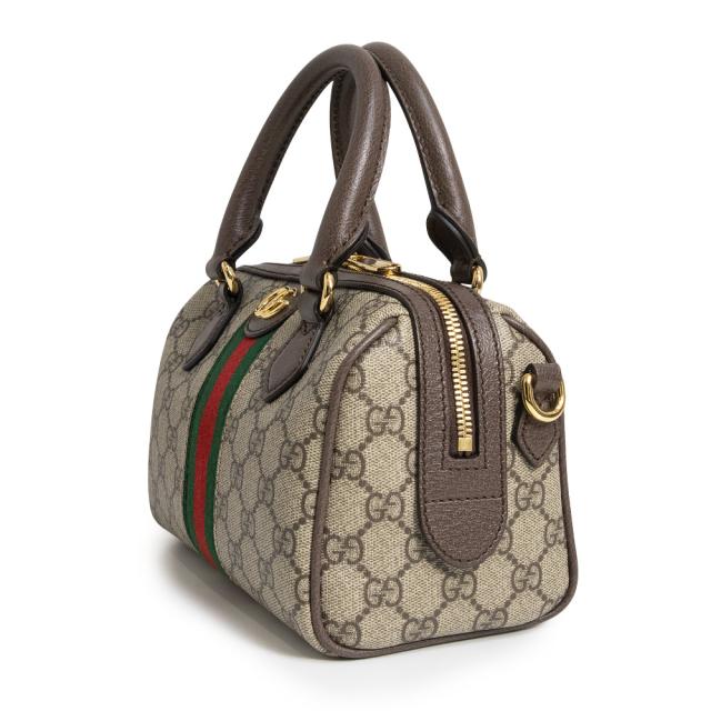 （新品・未使用品）GUCCI グッチ 772053 オフィディア スモール ボストン GGスプリームキャンバス レザー ベージュ ブラウン 2Way ショルダー ハンドバッグ 斜め掛け ゴールド金具_4