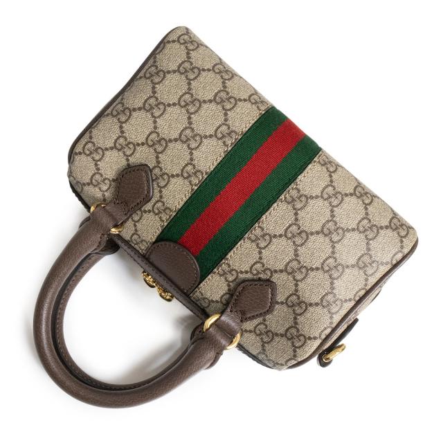 （新品・未使用品）GUCCI グッチ 772053 オフィディア スモール ボストン GGスプリームキャンバス レザー ベージュ ブラウン 2Way ショルダー ハンドバッグ 斜め掛け ゴールド金具_5