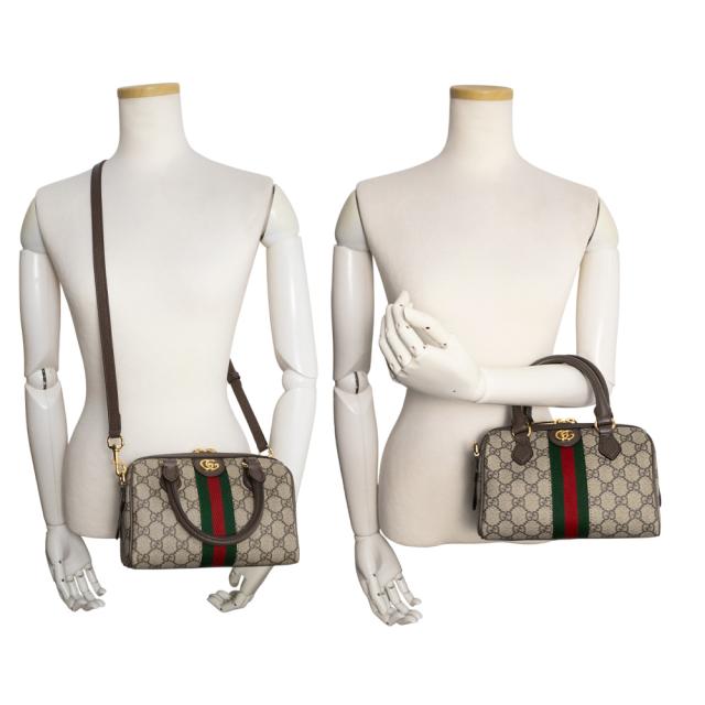 （新品・未使用品）GUCCI グッチ 772053 オフィディア スモール ボストン GGスプリームキャンバス レザー ベージュ ブラウン 2Way ショルダー ハンドバッグ 斜め掛け ゴールド金具_7