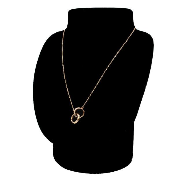 （美品）TIFFANY&amp;Co. ティファニー 67789237 アトラス X クローズド インターロッキング K18RG 750 ローズゴールド ネックレス ペンダント 箱付_4