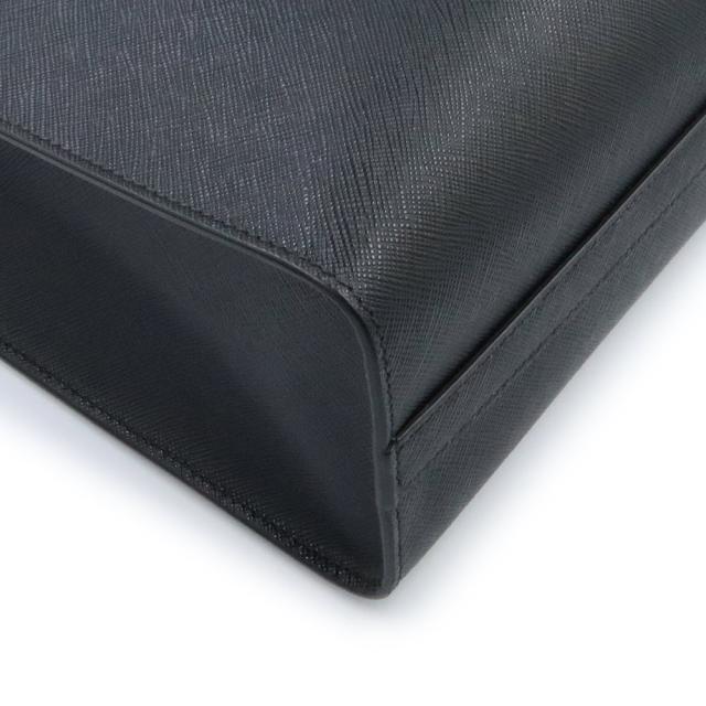 （未使用　展示品）PRADA プラダ 1BA337 ミディアム 三角ロゴ サフィアーノ ラックス レザー NERO ネロ 2WAY ショルダー ハンドバッグ ゴールド金具_9