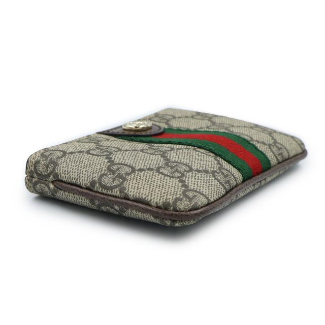 （新品・未使用品）GUCCI グッチ 838466 オフィディア ジップキーポーチ ソフトGGスプリーム レザー ベージュ ダークブラウン コインケース 小銭入れ 財布 シャンパンゴールド金具 箱付_3