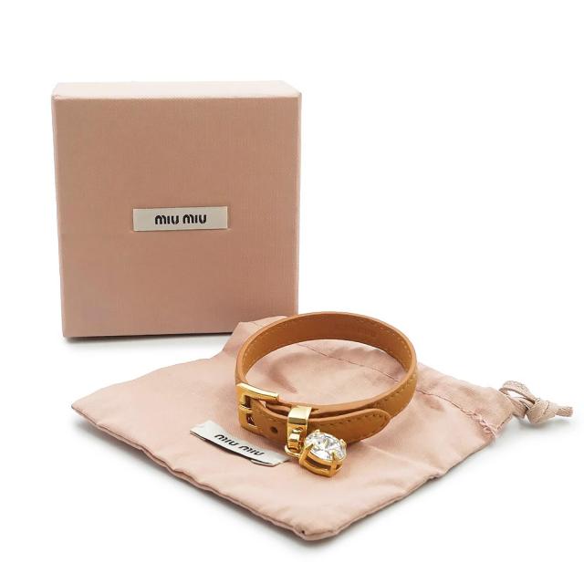 未使用 展示品）miu miu ミュウミュウ 5IB066 クリスタル マドラス 