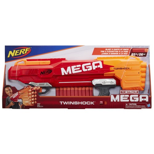 ナーフ メガ ツインショック 日本語版 本体 スポンジ弾 マイクロダーツ射撃 射的 玩具銃 トイガン Nerf ハズブロジャパン Hasbro の通販はau Pay マーケット ユウセイ堂