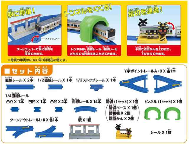 プラレール 線路 トンネル 踏切 【即出荷】 - 鉄道模型