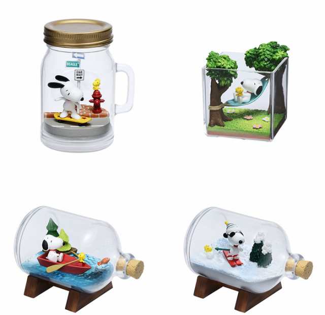 リーメント SNOOPY & WOODSTOCK Terrarium On Vacation