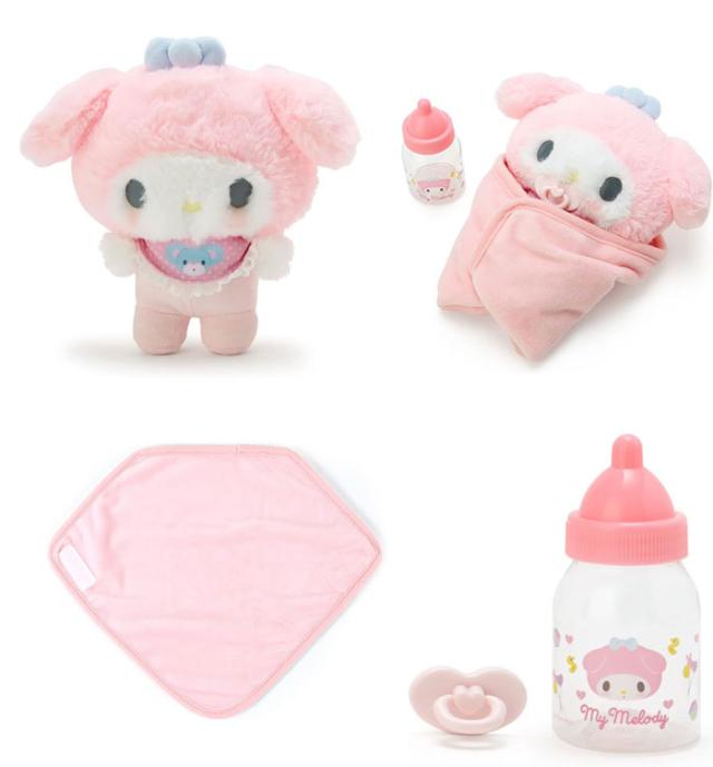 サンリオ マイメロディ ぬいぐるみおせわセット 512966 【哺乳瓶 