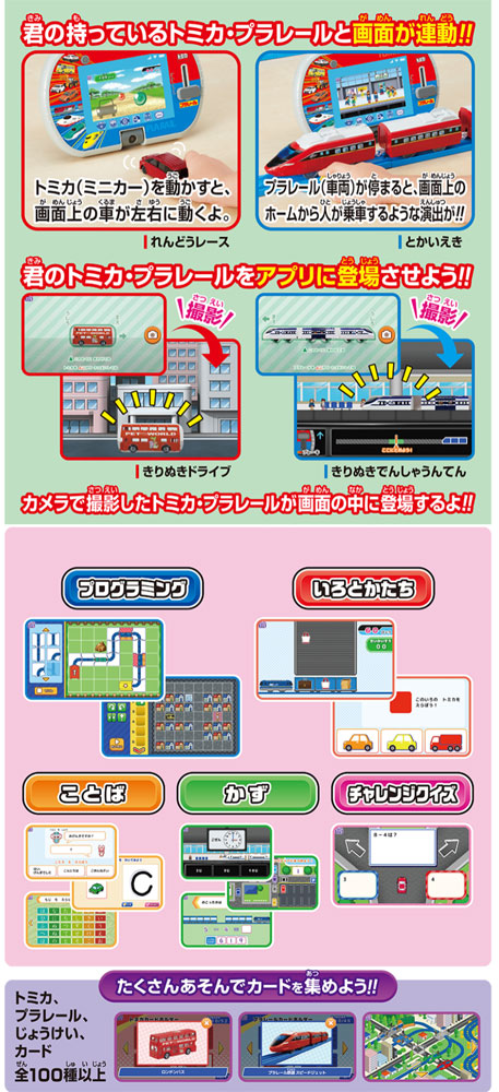 送料無料！】あそび・まなびをアクティブに!トミカ・プラレールパッド