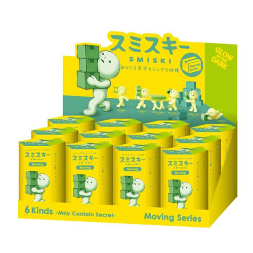 【送料無料！】[12個セット=1BOX] SMISKI Moving Series スミスキー ムービング シリーズ 【1箱 蓄光 人形 フィギュア マスコット グッズ 雑貨 プレゼント ギフト 玩具】