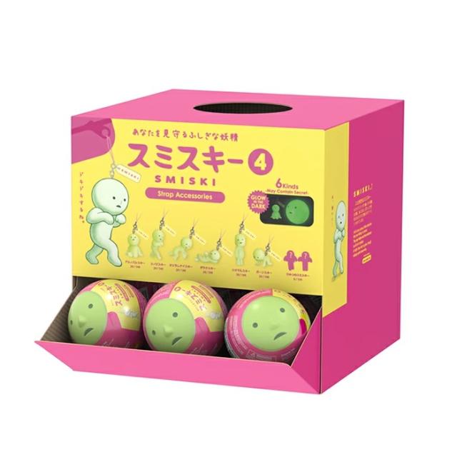 【送料無料！】[24個セット=1BOX] SMISKI Strap Accessories Series 4 スミスキー ストラップアクセサリーズ シリーズ4 (ロゴプレート付き) 【カプセル蓄光人形 フィギュア】 9,504円
