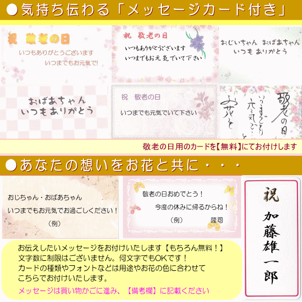 敬老の日ギフト おまかせフラワー7 560円 送料無料 ネット特価 の通販はau Wowma いいhana倶楽部