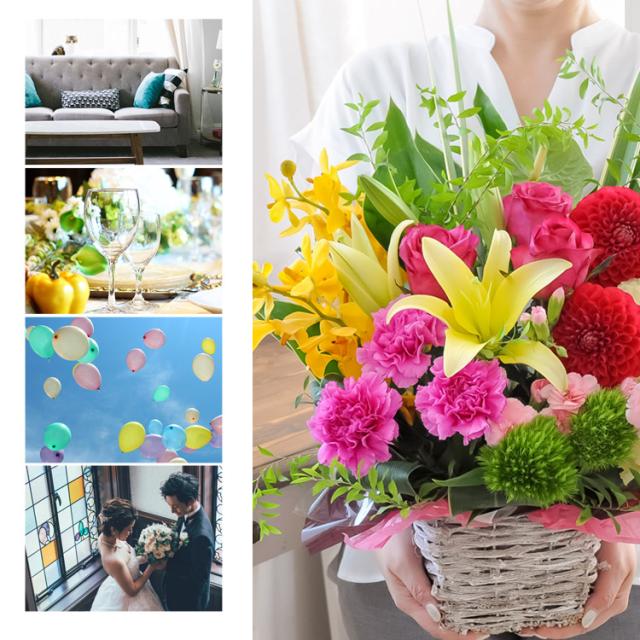 即日発送休止中 送料無料 バラと季節の花 おまかせ生花アレンジ 2lサイズ ギフト 花 フラワーアレンジメント おしゃれ 法人 開店祝い 開の通販はau Pay マーケット フラワーマーケット花由