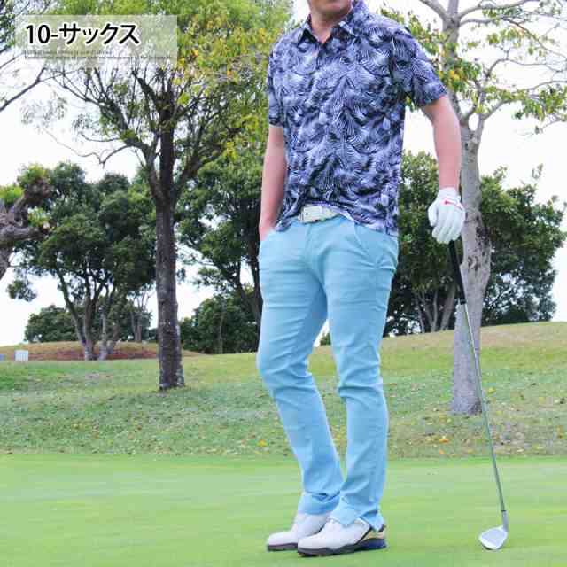 S~3XL 伸びる 伸縮 極上ストレッチ ゴルフウェア nStinger スリット