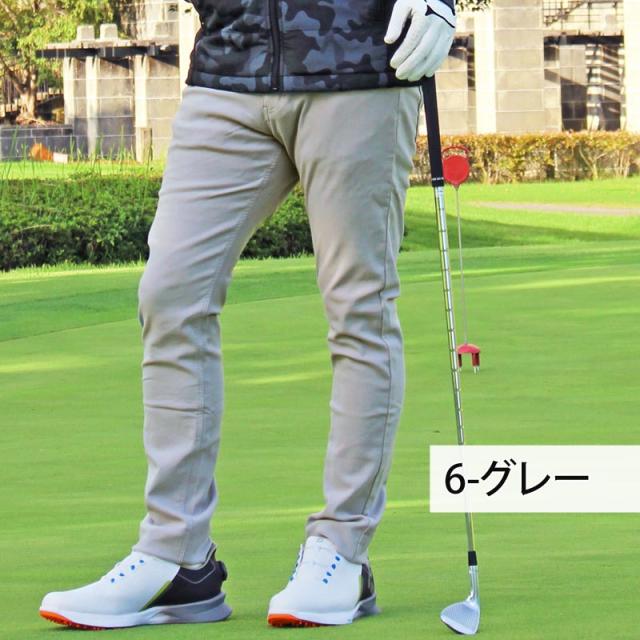 新作 秋 冬 S~2XL スキニーパンツ メンズ 暖パンツ ゴルフパンツ