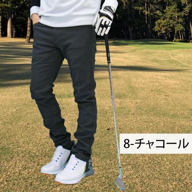 新作 秋 冬 S~2XL スキニーパンツ メンズ 暖パンツ ゴルフパンツ