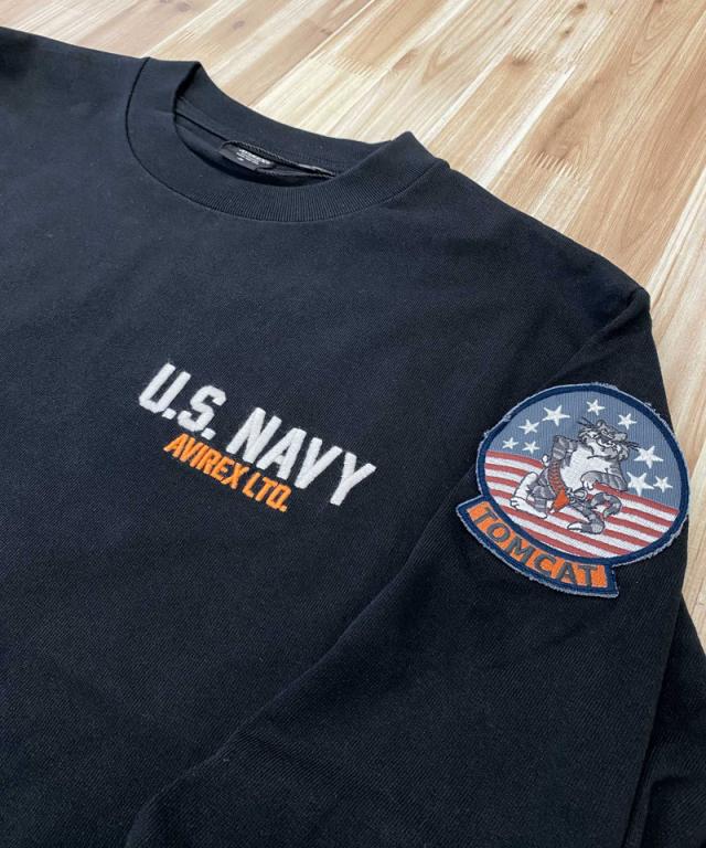 送料無料 AVIREX アヴィレックス TOP GUN トップガン 長袖Tシャツ ロングTシャツ ロンT 長袖トップス 783-3930017 アビレックス メンズ ブランド ゆうパケ_3