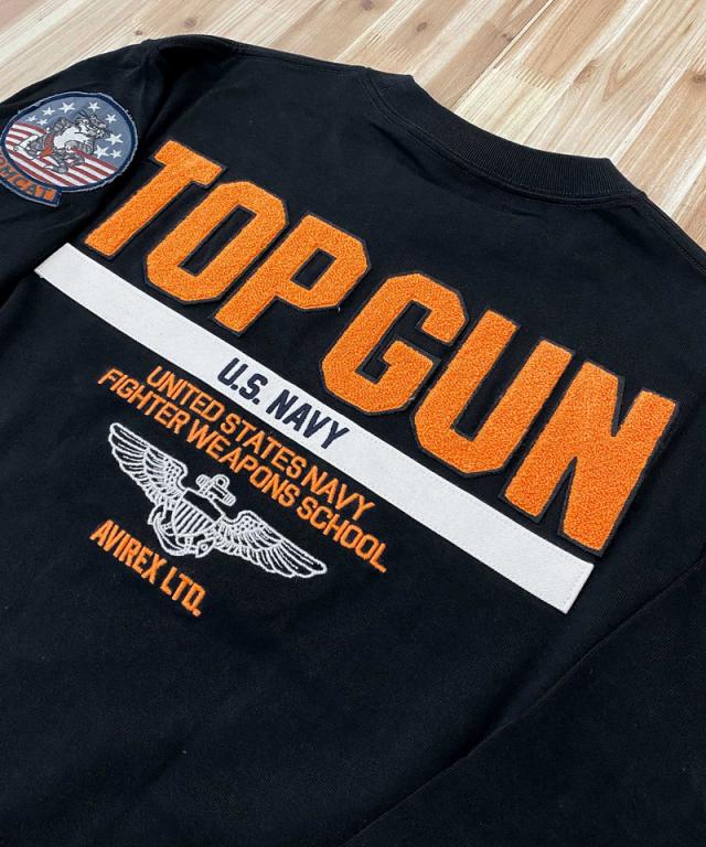 送料無料 AVIREX アヴィレックス TOP GUN トップガン 長袖Tシャツ ロングTシャツ ロンT 長袖トップス 783-3930017 アビレックス メンズ ブランド ゆうパケ_4