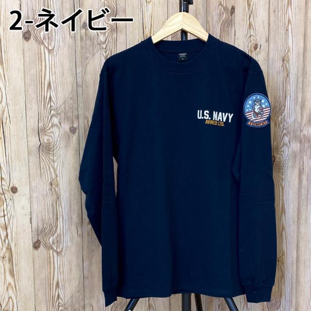送料無料 AVIREX アヴィレックス TOP GUN トップガン 長袖Tシャツ ロングTシャツ ロンT 長袖トップス 783-3930017 アビレックス メンズ ブランド ゆうパケ_5