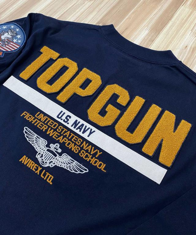 送料無料 AVIREX アヴィレックス TOP GUN トップガン 長袖Tシャツ ロングTシャツ ロンT 長袖トップス 783-3930017 アビレックス メンズ ブランド ゆうパケ_8