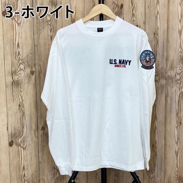 送料無料 AVIREX アヴィレックス TOP GUN トップガン 長袖Tシャツ ロングTシャツ ロンT 長袖トップス 783-3930017 アビレックス メンズ ブランド ゆうパケ_9