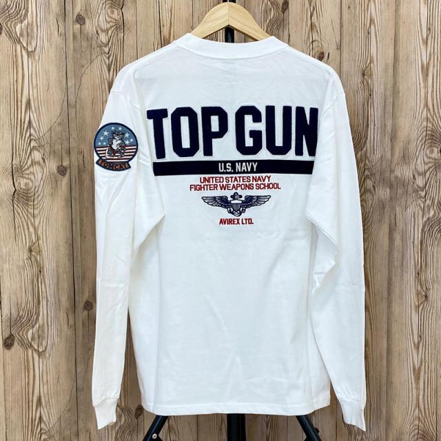 送料無料 AVIREX アヴィレックス TOP GUN トップガン 長袖Tシャツ ロングTシャツ ロンT 長袖トップス 783-3930017 アビレックス メンズ ブランド ゆうパケ_10
