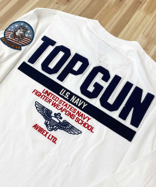 送料無料 AVIREX アヴィレックス TOP GUN トップガン 長袖Tシャツ ロングTシャツ ロンT 長袖トップス 783-3930017 アビレックス メンズ ブランド ゆうパケ_13