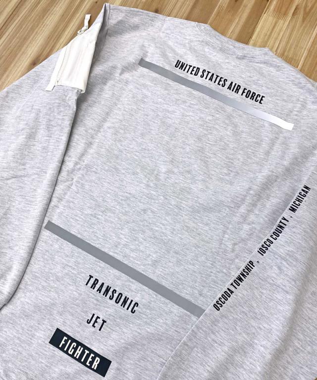 送料無料 AVIREX アヴィレックス SIDE ZIP STENCIL T-SHIRT HAT IN THE RING サイドジップ ステンシル 長袖Tシャツ ハット イン ザ リング アビレックス メンズ ブランド 長袖 783-423002 ゆうパケ_12