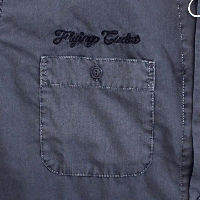 送料無料 AVIREX アヴィレックス FADED WORK SHIRT USAFA 半袖シャツ フェイド 半袖ワークシャツ 刺繍 ミリタリー トップス メンズブランド ゆうパケ_8