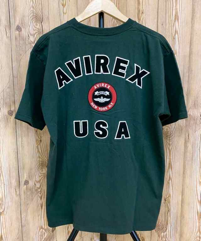 送料無料 AVIREX アヴィレックス VARSITY LOGO T-SHIRT ロゴ Tシャツ ...