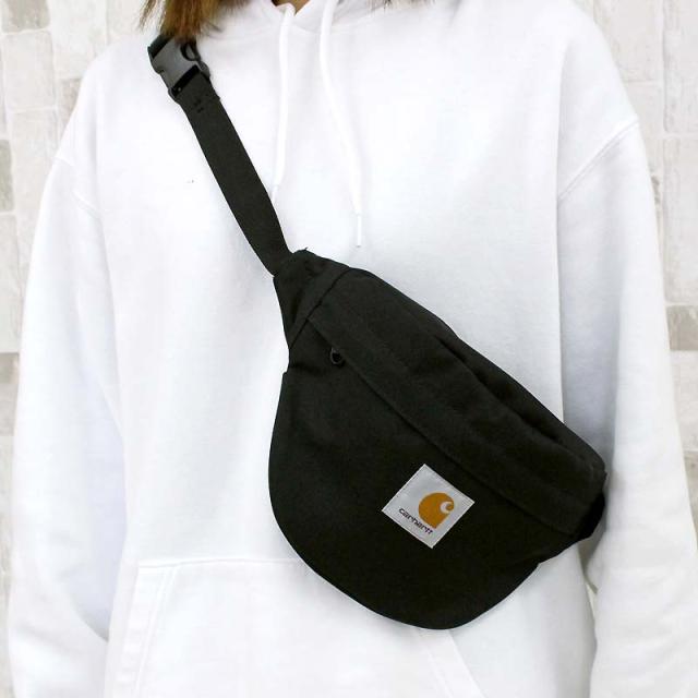 送料無料 Carhartt カーハート WIP ジェイク ヒップバック ウエストポーチ ボディバッグ Jake Hip Bag 2.8L I031476 鞄 撥水 ブラック 黒 メンズ ブランド
