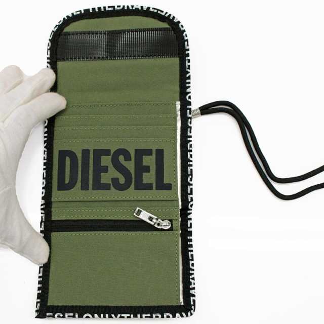 送料無料DIESEL ディーゼル 財布 3つ折り財布 ウォレット ベルクロ